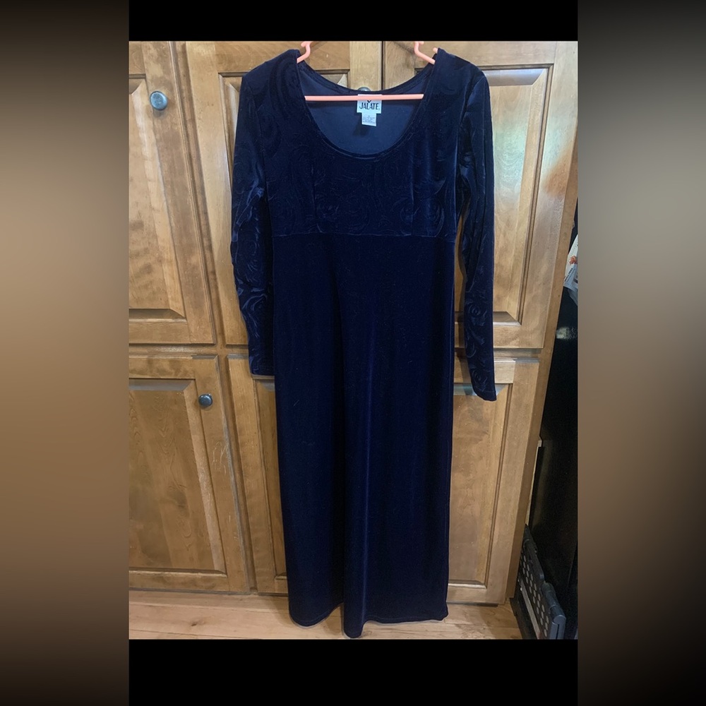 Chico's Deep Navy Long Sleeve Dress